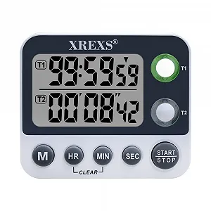 Купить Таймер кухонный цифровой XREXS LCD Магнитный Бежевый - Фото 1 Таймер кухонный цифровой XREXS LCD Магнитный Бежевый - Фото 1
