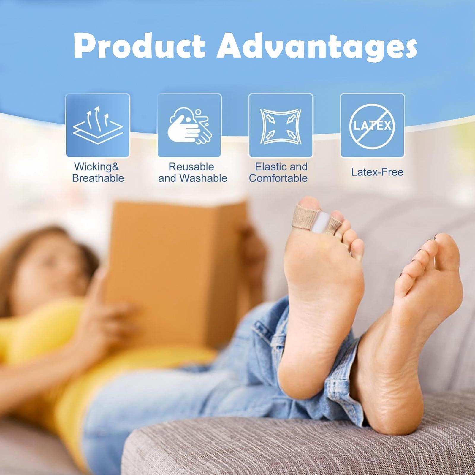 Разделитель для пальцев ног Bunion Corrector Большой выпрямитель для пальцев ног с 2 петлями Bunion Protector Подходит для коррекции Hallux Valgus для женщин и мужчин, фото №6 Разделитель для пальцев ног Bunion Corrector Большой выпрямитель для пальцев ног с 2 петлями Bunion Protector Подходит для коррекции Hallux Valgus для женщин и мужчин, фото №6