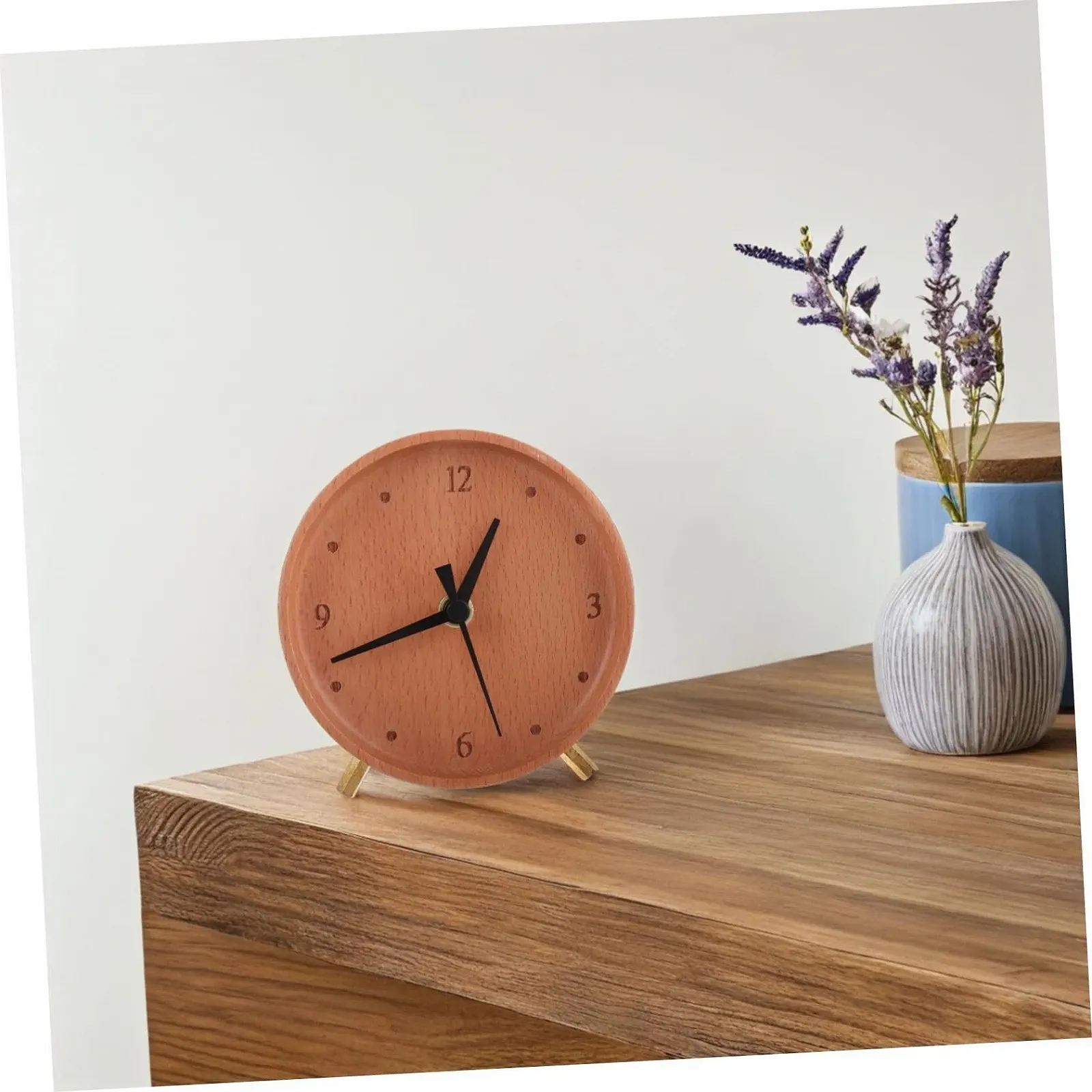 Настільний годинник у стилі ретро PartyKindom Світло-коричневий, фото №7