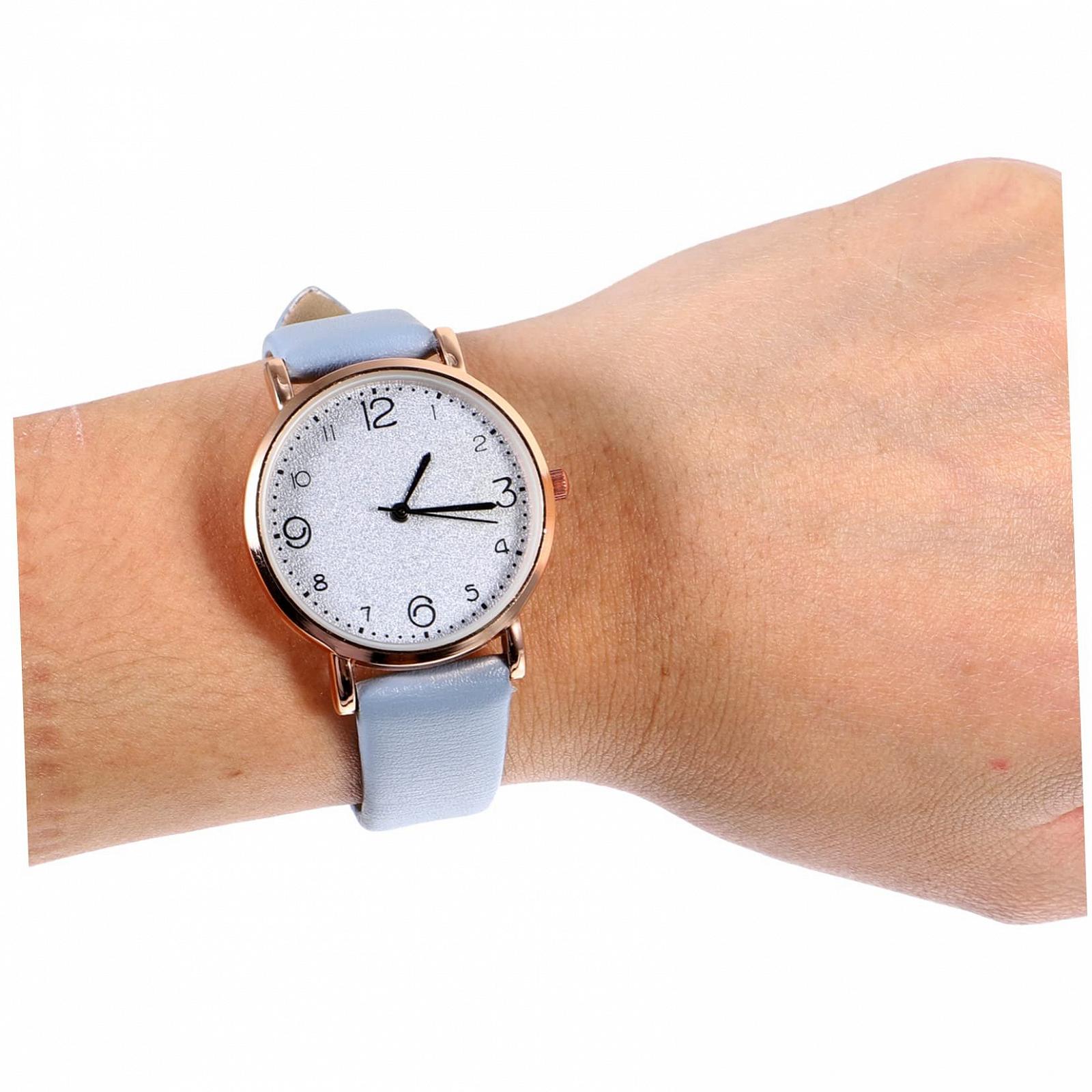 Годинник Healvian з регульованим дизайном, шкіряний ремінець, фото №9