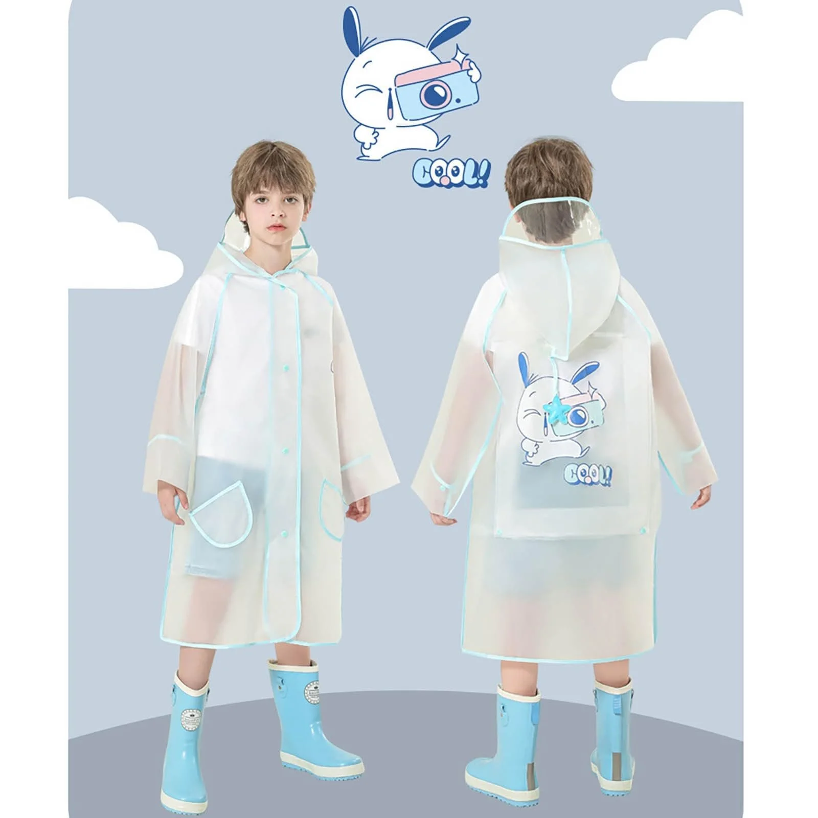 Дитяча дощова куртка ультралегка вітрозахисна, фото №2 Дитяча дощова куртка ультралегка вітрозахисна, фото №2