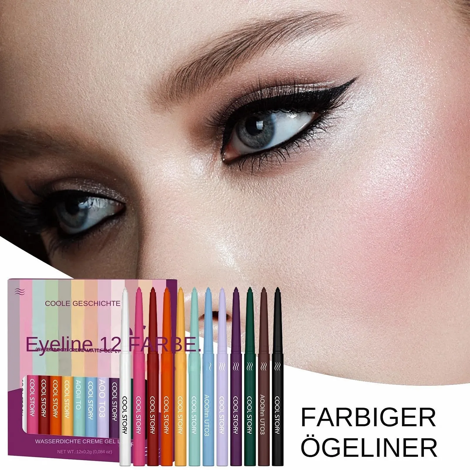 Олівець Gdnhovfnxe Багатобарвна 12 кольорів, фото №3