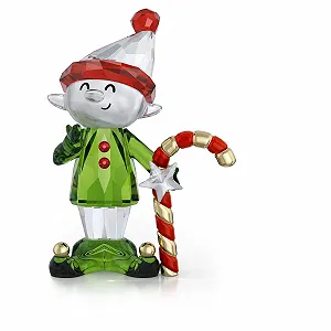 Фигурка Эльф с леденцом Swarovski Holiday Cheers Dulcis, 6 x 2.8 x 4.3 см - Фото 1