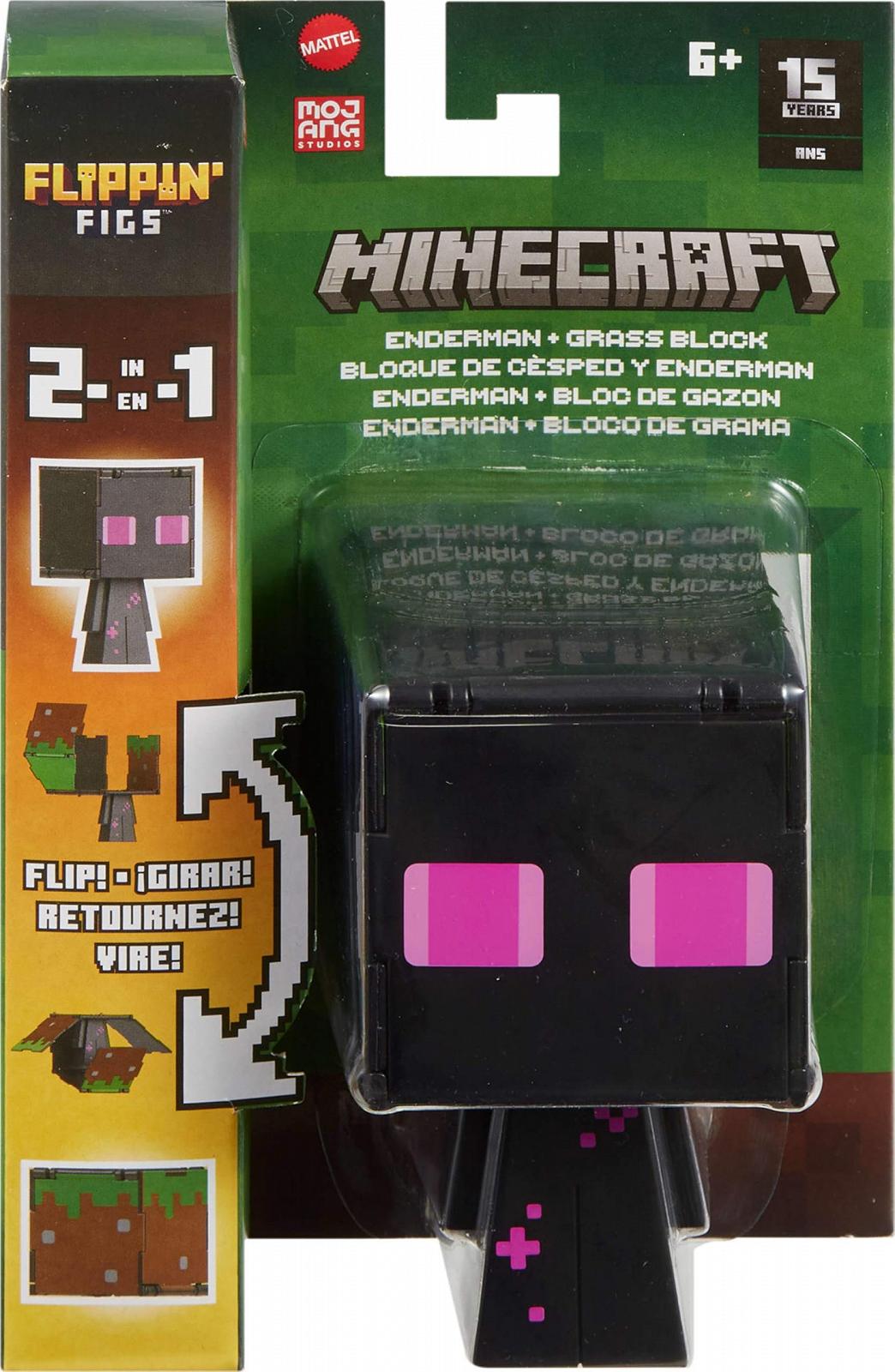 Фігурка Minecraft Flippin' Enderman + Grass, фото №6