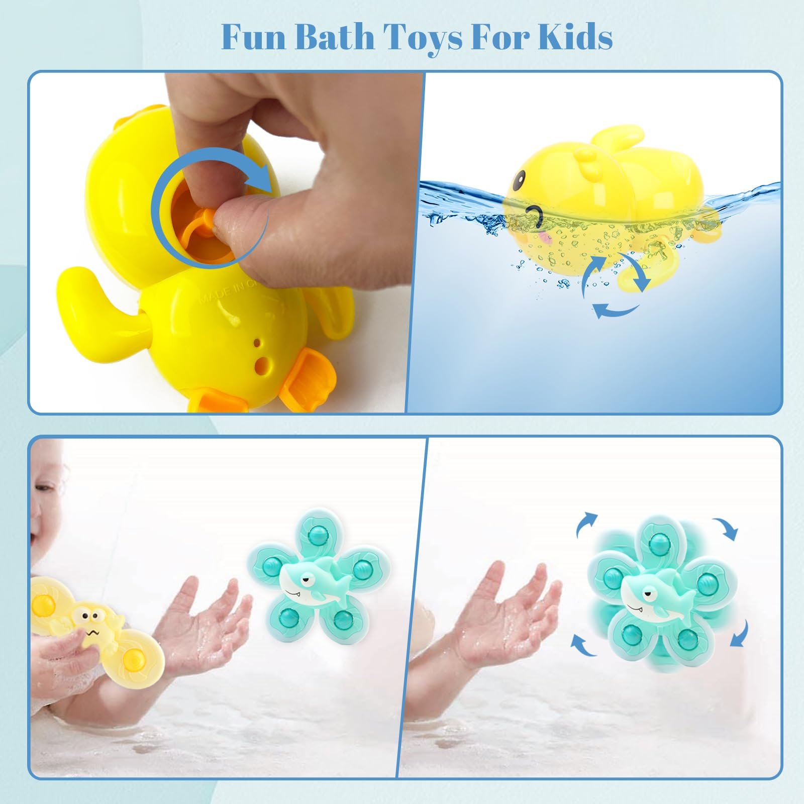 Игрушки для ванны Набор из 7 игрушек для купания, фото №5