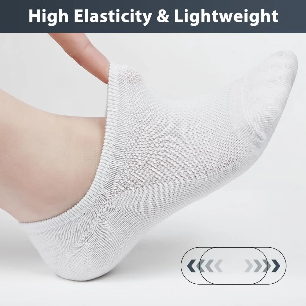 Шкарпетки-слідки Чоловічі та Жіночі C-8pc Білий, фото №5 Шкарпетки-слідки Чоловічі та Жіночі C-8pc Білий, фото №5