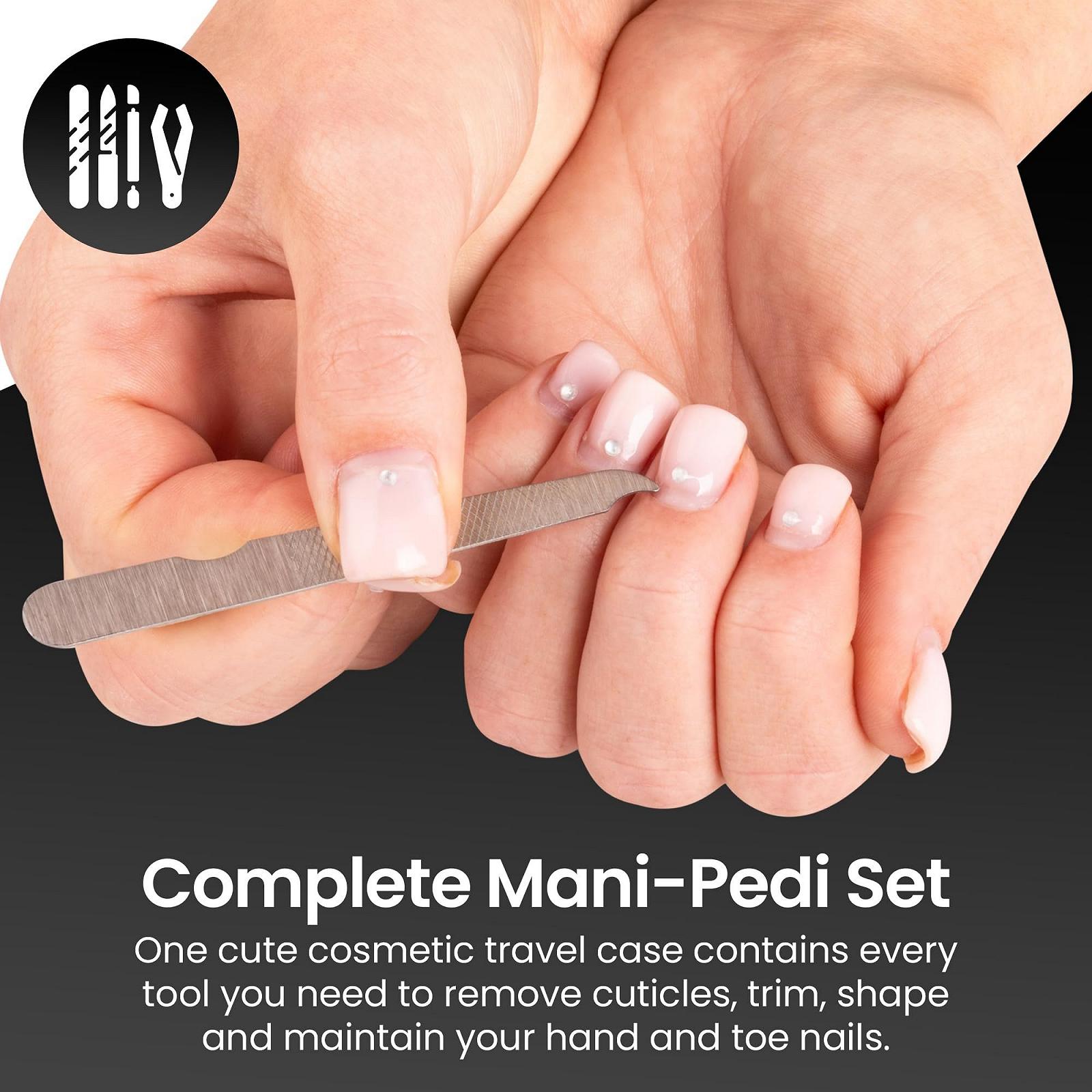 Набір для манікюру та педикюру LaRoc 12 предметів, фото №5 Набір для манікюру та педикюру LaRoc 12 предметів, фото №5