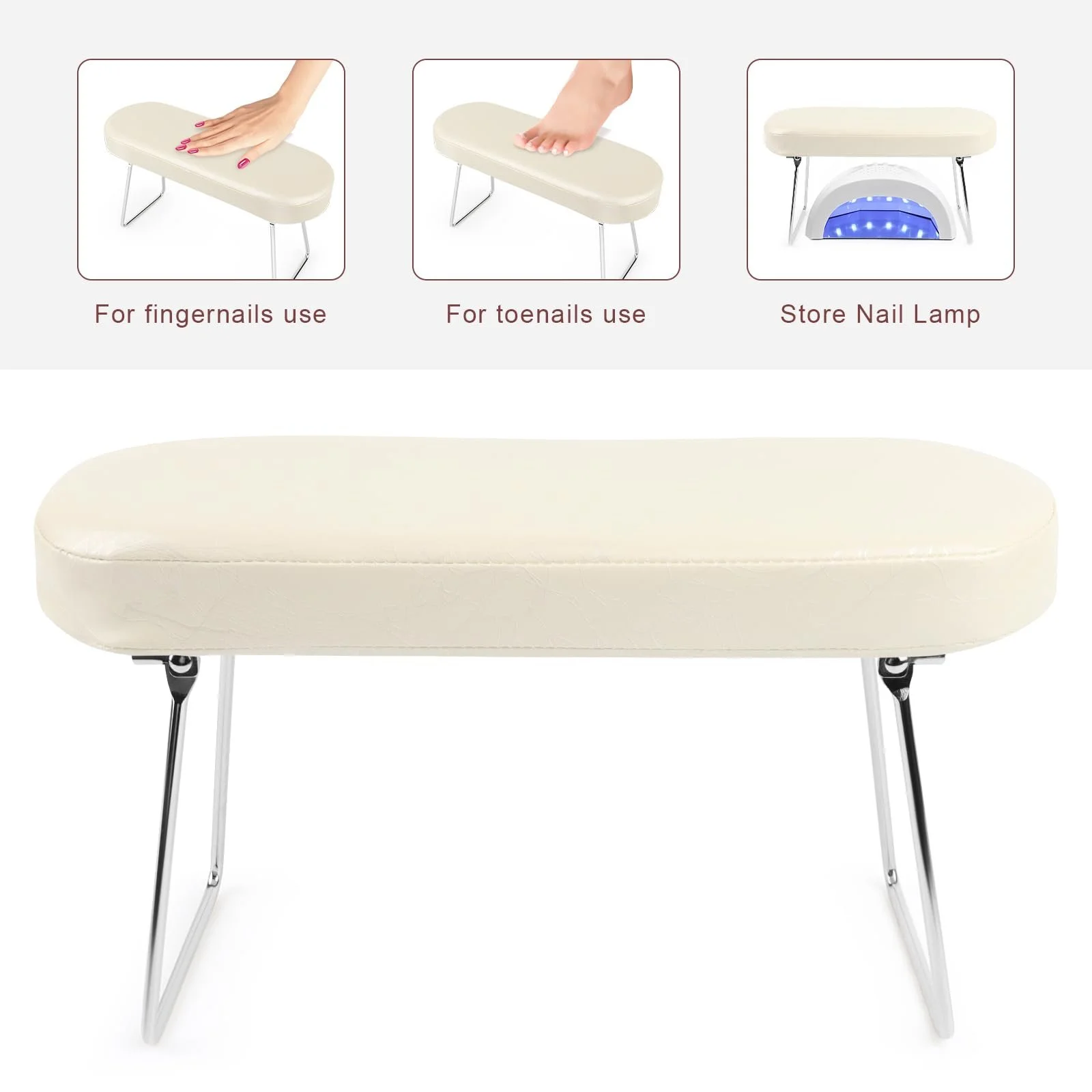 Підставка для рук манікюрна RISVOWO Шкіряна PU Подушка, фото №4