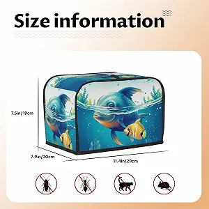 Чехол для 2-ломтикового тостера с двумя карманами цена на synthetic.ua - Фото 1 Чехол для 2-ломтикового тостера с двумя карманами synthetic.ua - Фото 1