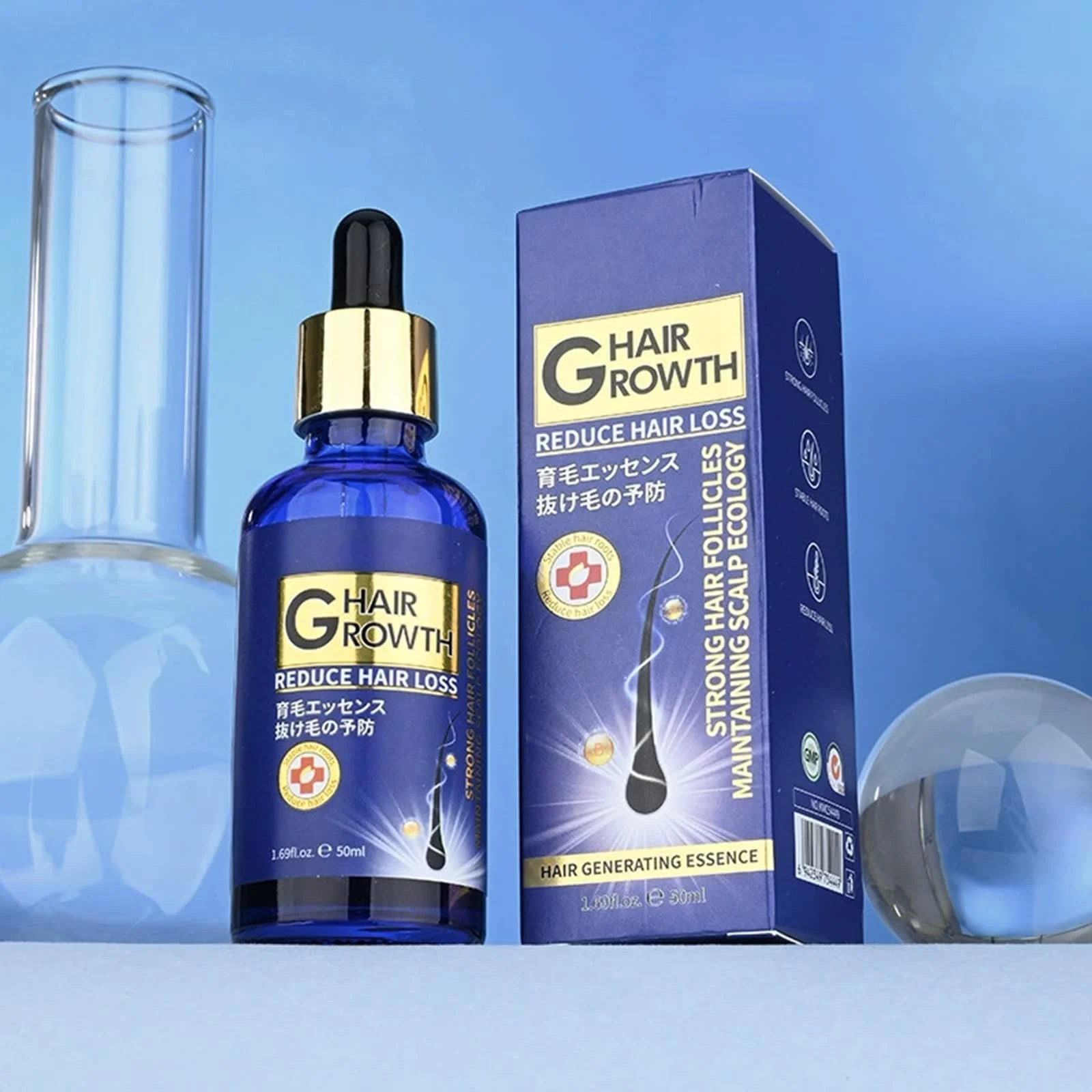 Сироватка для росту волосся Pack of 2, сприяє природному росту волосся, фото №5