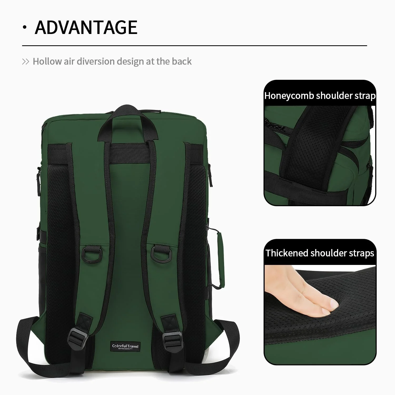 Рюкзак-сумка Kalesi Gym Duffle Bag 4-Way Водонепроницаемый с отделением для обуви, фото №8