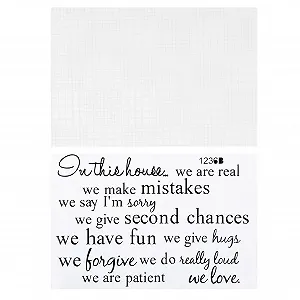 Наклейка на стіну PVC Stairs Decorative Stickers Beautiful Art Sayings 61 x 41 см synthetic.ua - Фото 1