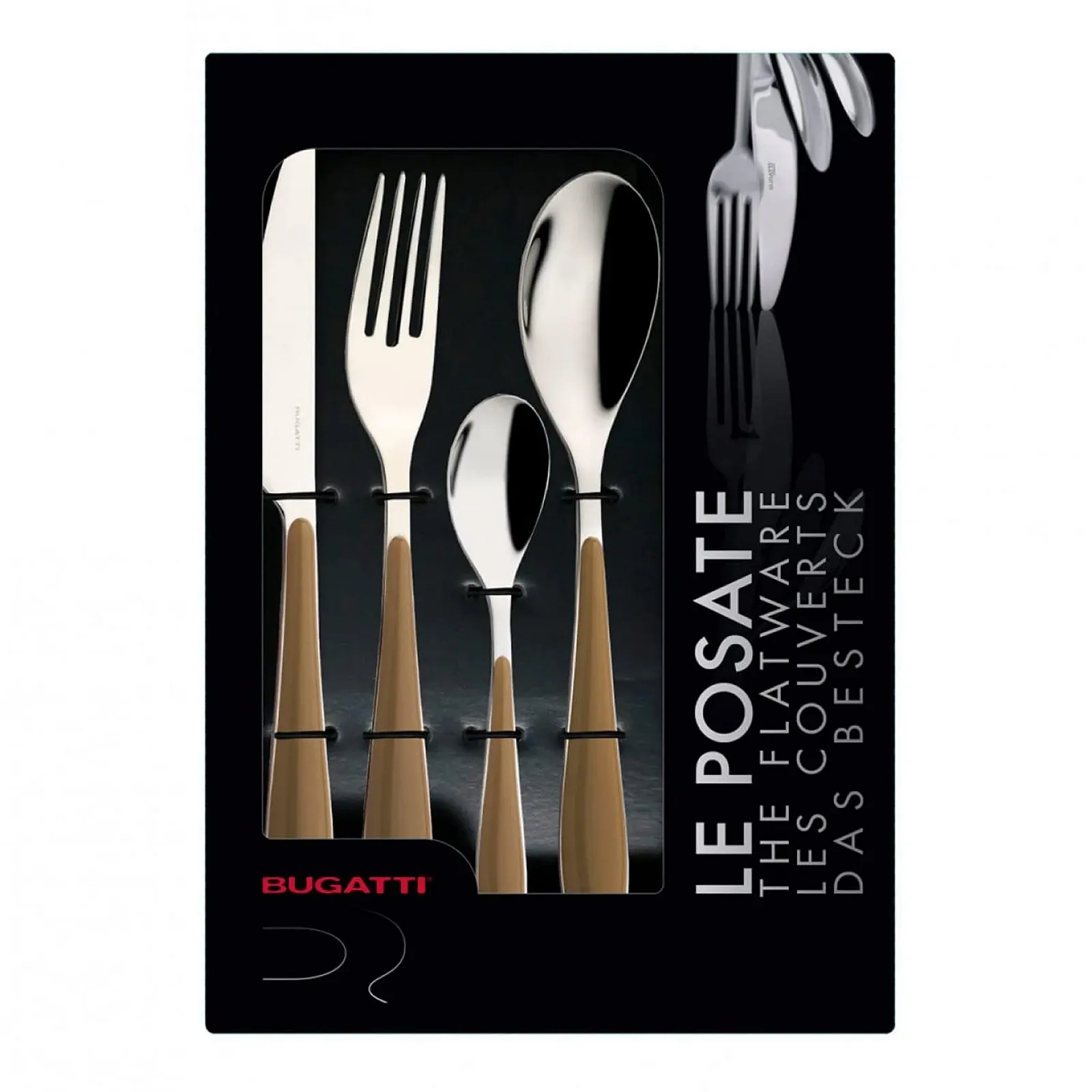 Набір столових приборів Bugatti Gioia ggta-023, 24 предмети, нержавіюча сталь, фото №3