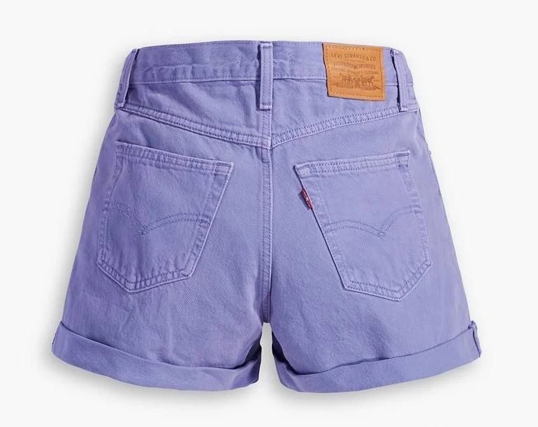 Жіночі шорти Levis - Rolled 80S Mom Shorts Dusty Persian Viol - 25, фото №7