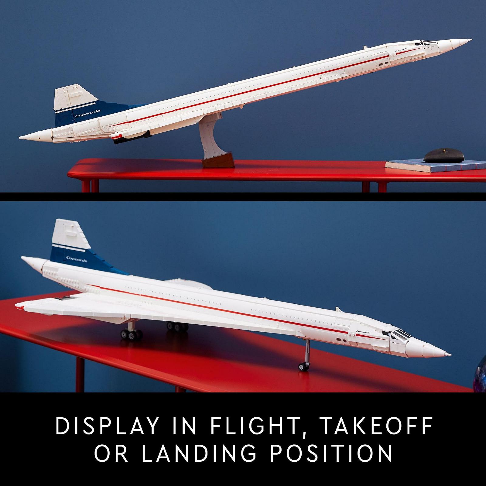 Набір LEGO Icons 10318 Concorde (2083 деталі) Пасажирський літак, фото №6