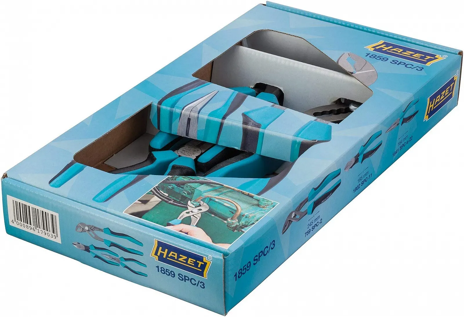 Набор плоскогубцев HAZET 1859SPC/3 - Multi-Colour, фото №2