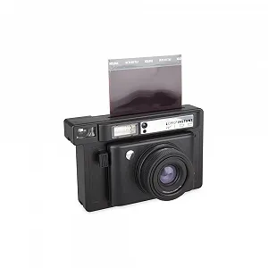 Фотокамера мгновенной печати Lomo'Instant Wide Black Edition synthetic.ua - Фото 1