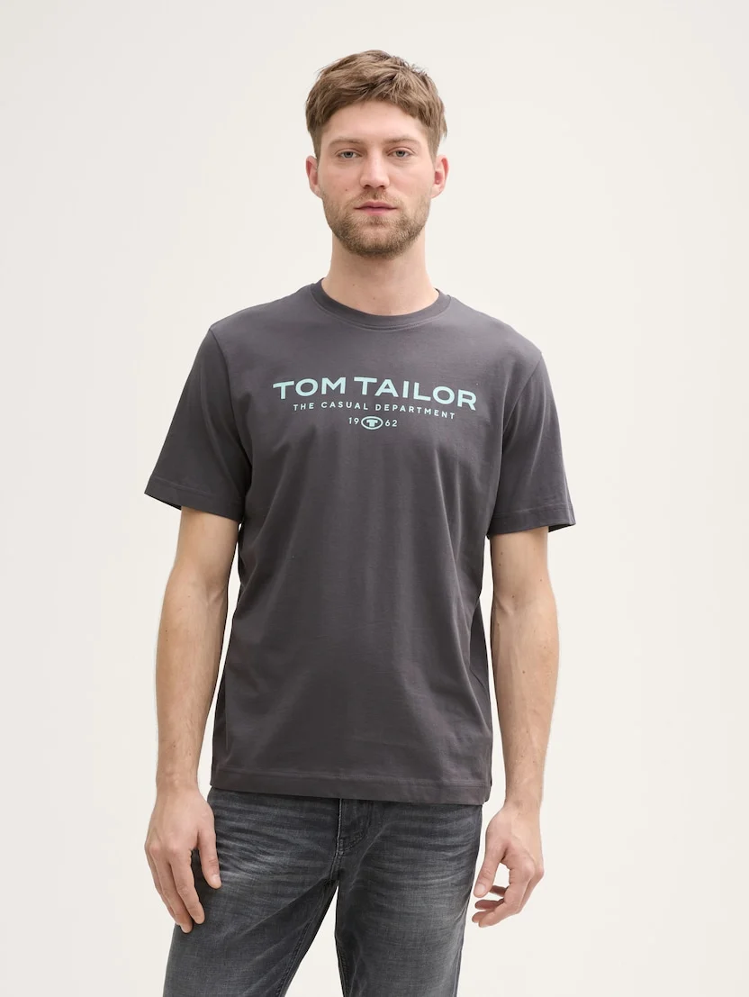 Футболка Tom Tailor 1045773-10899 Темно-серый 2XL, фото №1