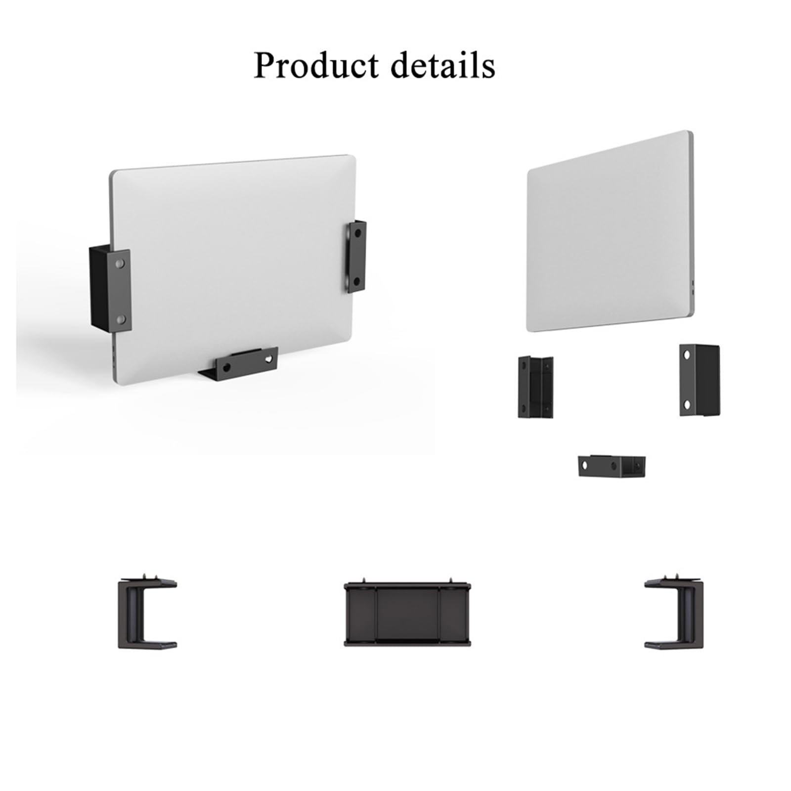 Подставка для ноутбука под стол, держатель полки, защитная полка, органайзер, кронштейн с винтами для кабельной коробки, фото №4
