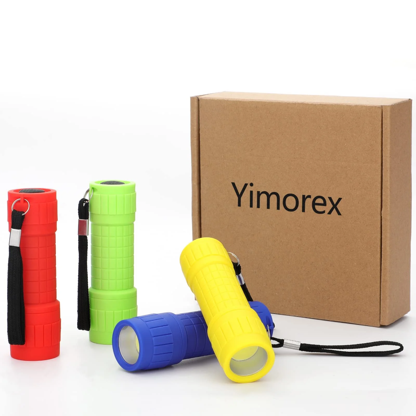 Міні Ліхтар LED Набір з 4, COB LED Ліхтарик, Маленький Портативний з Кільцем для Ключів для Кемпінгу, Відкритого Повітря, Термінових Справ, Барбекю Різні Кольори, фото №7