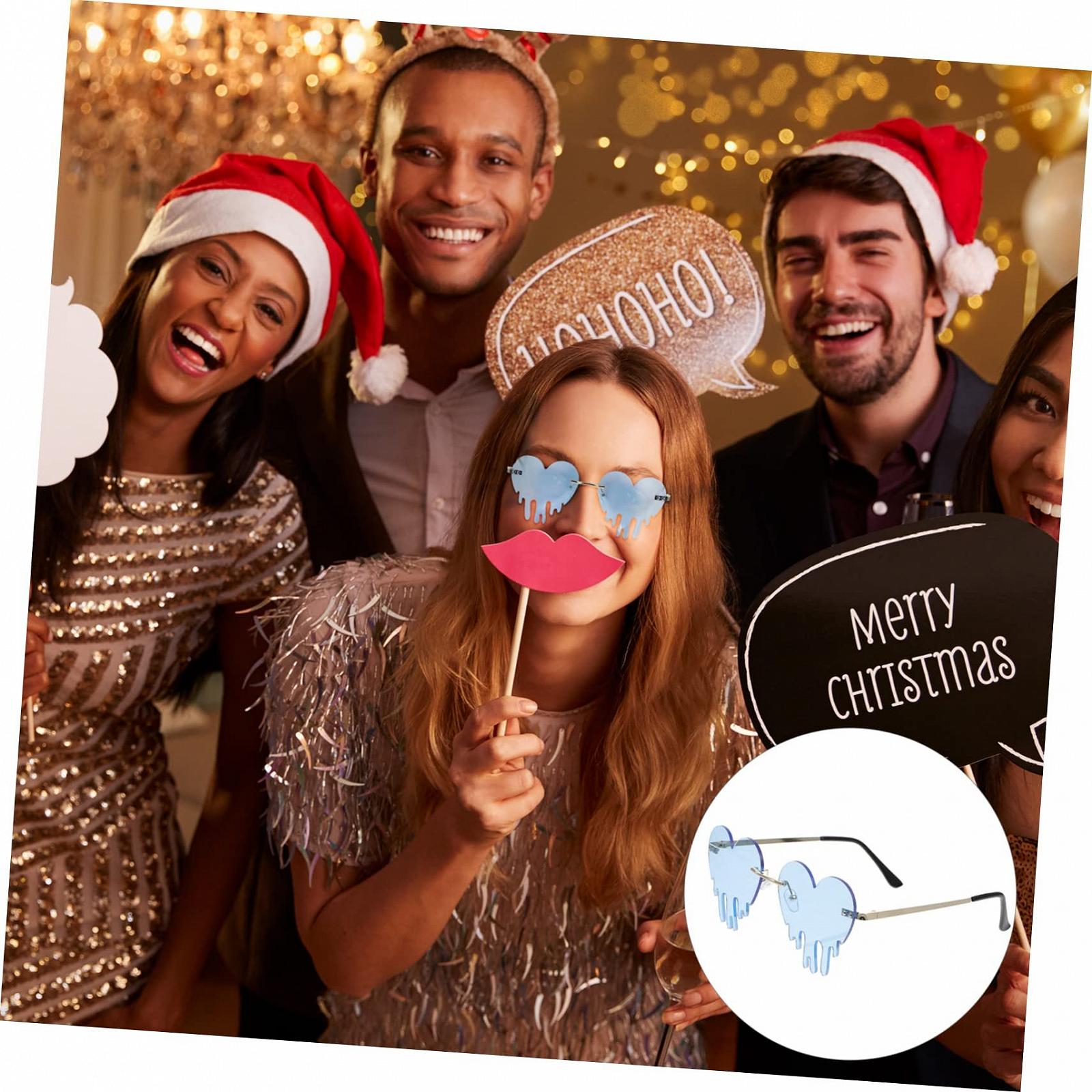 Сонцезахисні окуляри PACKOVE, 2 шт, Без оправи, Хмара, Блакитний, фото №7