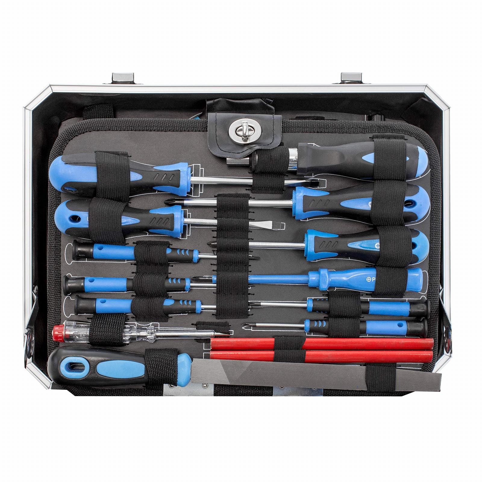 Ящик для инструментов Karcher 114 шт. Хромованадиевая и углеродистая сталь, фото №7