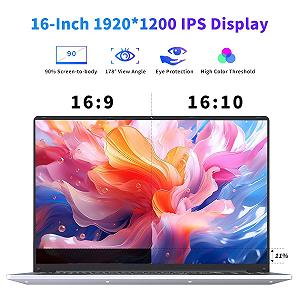 Ноутбук 16" NIAKUN NY-03 N100 RAM 16GB SSD 512GB Windows 11 (UKR) synthetic.ua - Фото 1