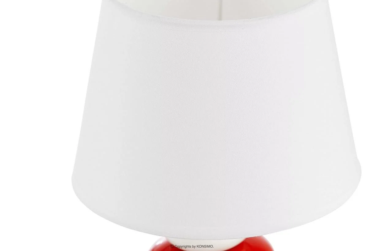 Настільна лампа Konsimo Salu 1 шт. Для вітальні спальні та офісу Читання Синя/Червона/Біла, фото №8