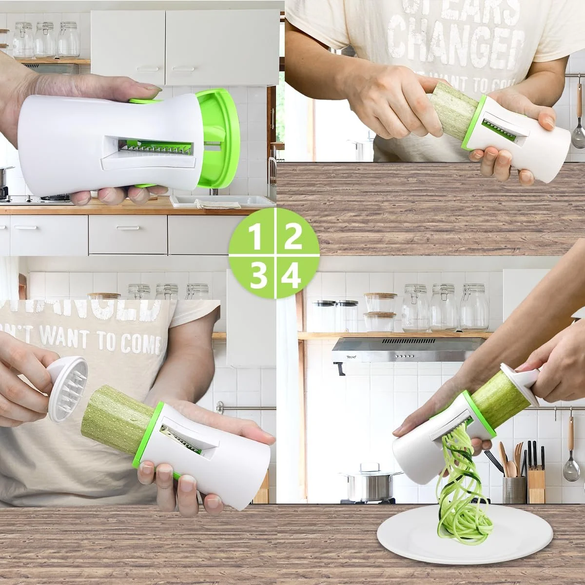 Овощерезка 2 в 1, Спиральный, фото №5 Овощерезка 2 в 1, Спиральный, фото №5