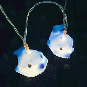 Гірлянда 10 LED Дельфін для дитячої кімнати, живлення від батарейок 1.65 м 10 LED synthetic.ua - Фото 1
