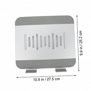 Подставка для ноутбука NUOBESTY Вращающаяся из алюминиевого сплава, складная, с теплоотводом, нескользящая полка для ноутбуков synthetic.ua - Фото 1