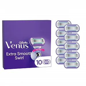 Сменные кассеты для бритья Gillette Venus Extra Smooth Swirl 10 шт. - Фото 1