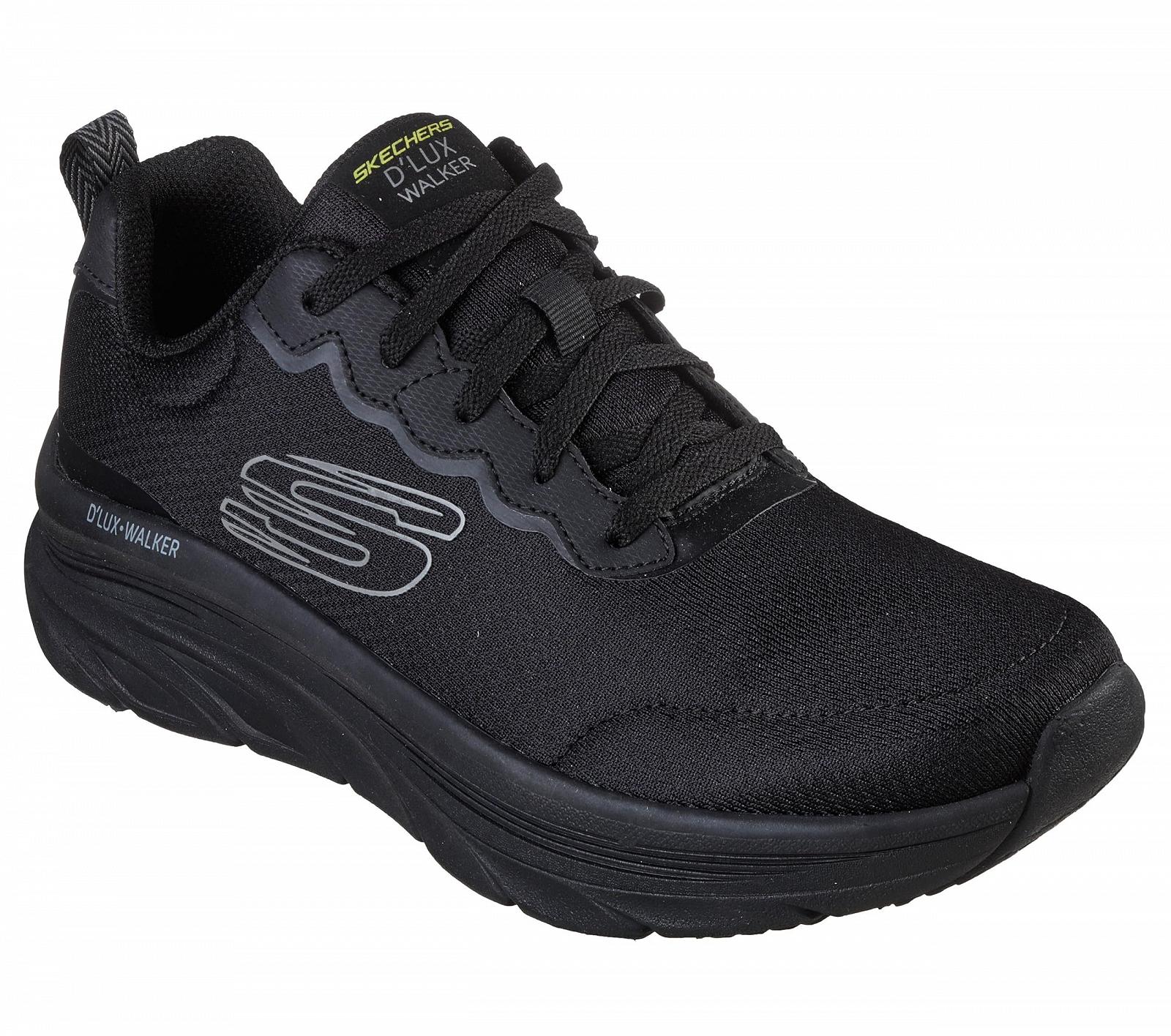 Кроссовки Skechers D'Lux Walker - Scrambler 232264-BKCC, Черный сетка / Синтетическая отделка, фото №5