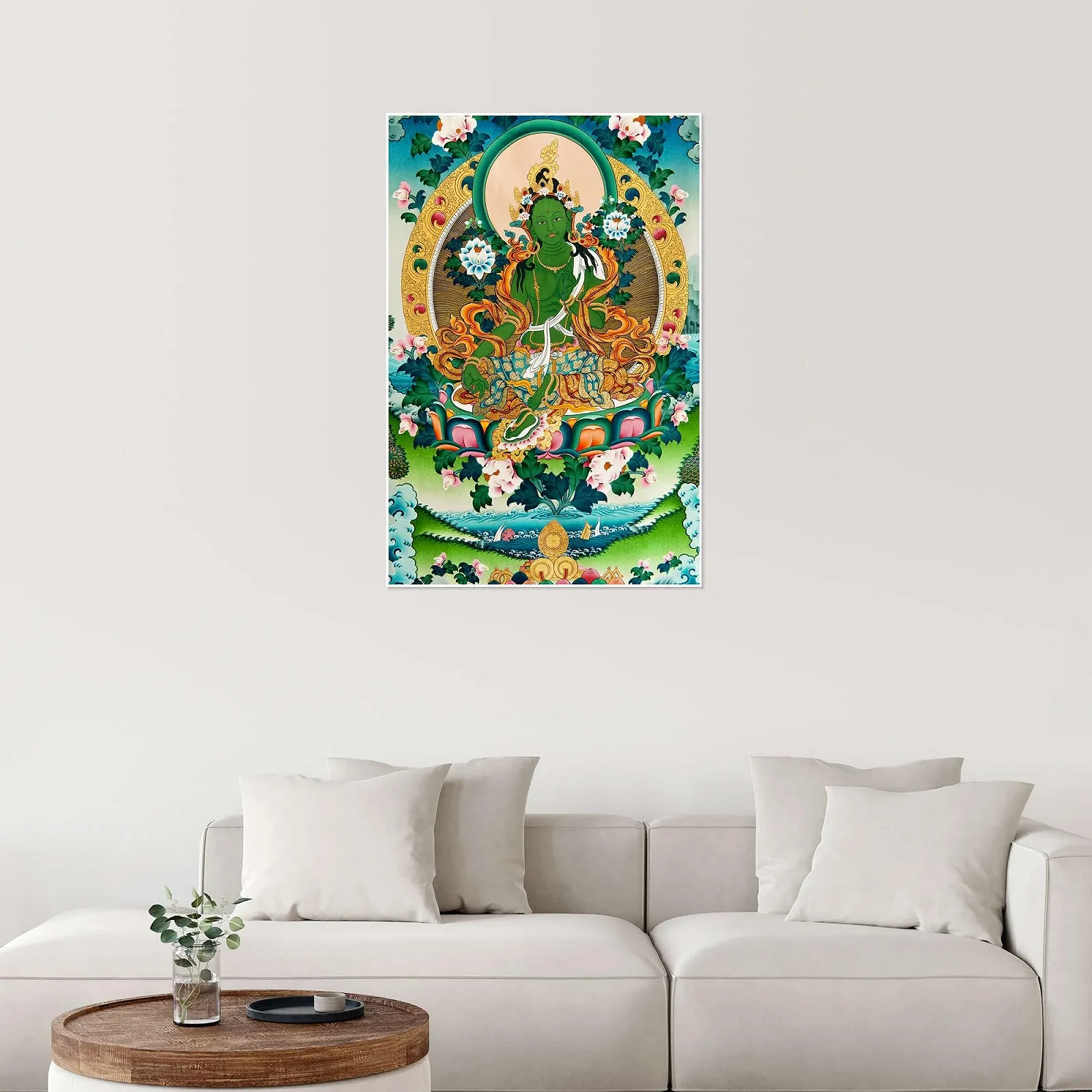 Постер Shyama Tara or Green Tara 40 x 60 см разноцветный, фото №4 Постер Shyama Tara or Green Tara 40 x 60 см разноцветный, фото №4