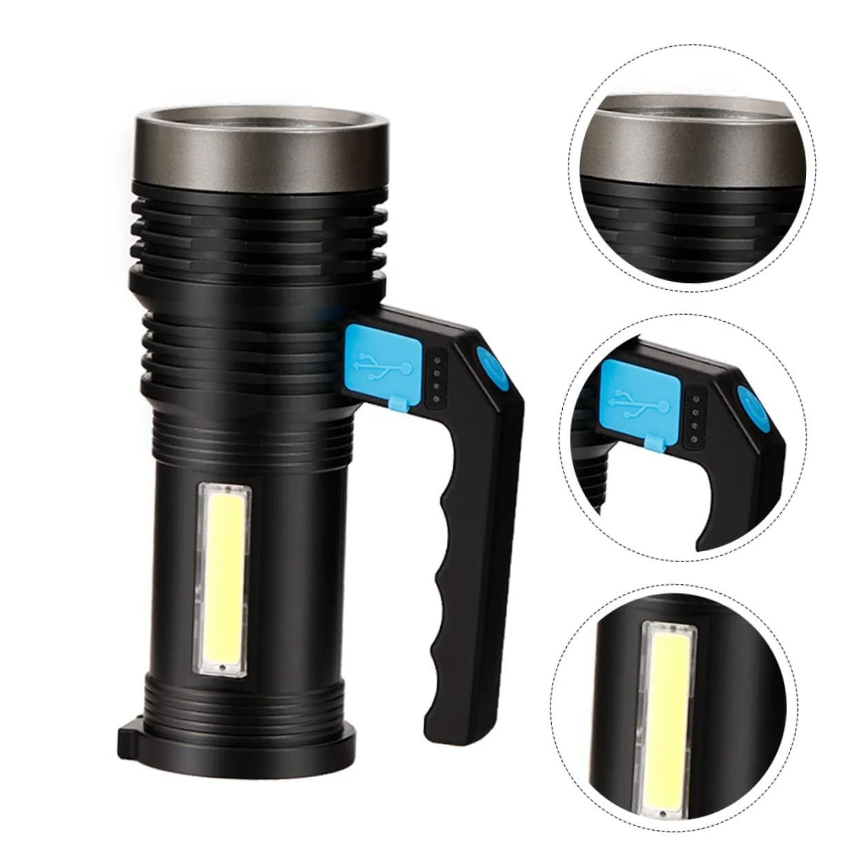 Ліхтар HEMOTON 1 комплект Пошуковий ліхтар Ультра яскравий, фото №3 Ліхтар HEMOTON 1 комплект Пошуковий ліхтар Ультра яскравий, фото №3