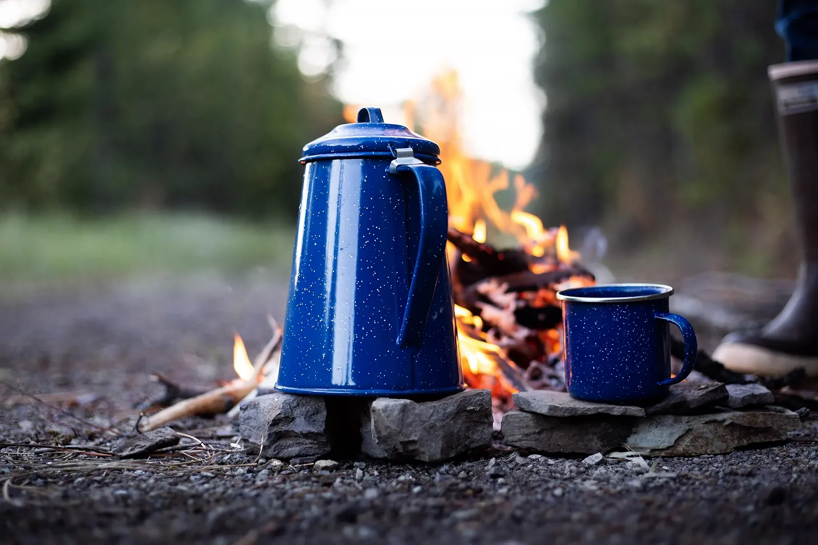 Кавник Gsi Blue Enamel 6 чашок, фото №4