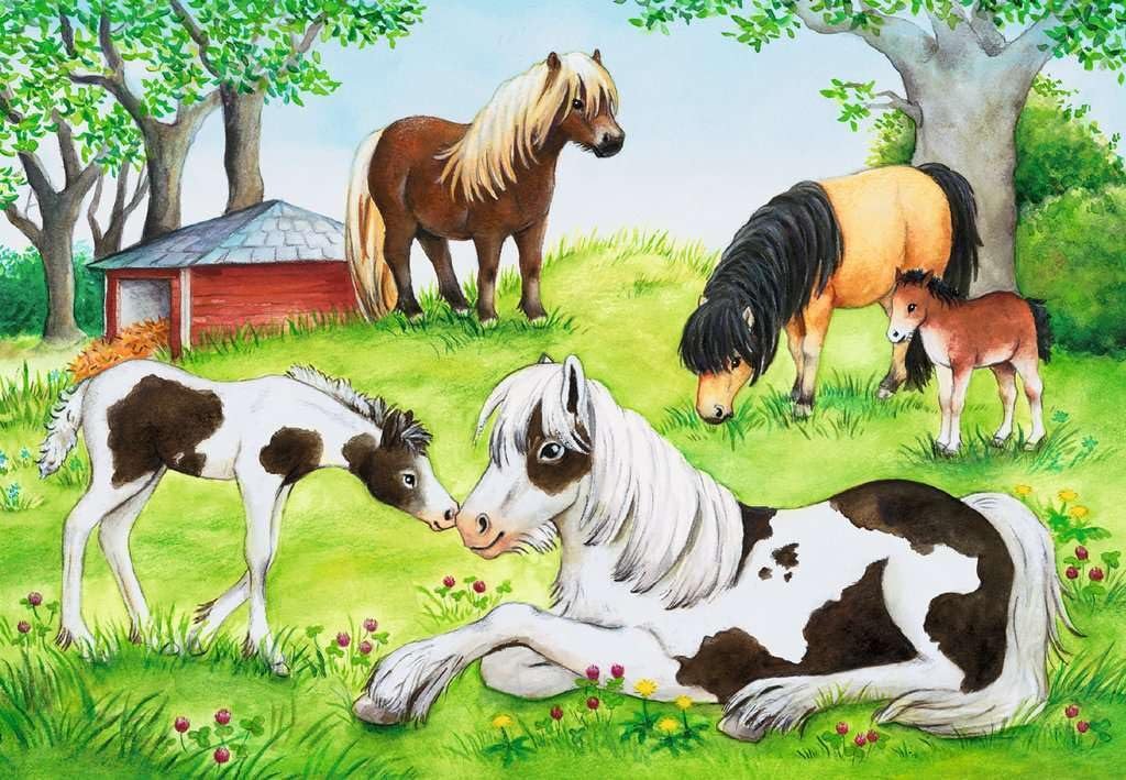Дитячий пазл Ravensburger 08882 World of Horses 2 x 24 елементи, фото №4