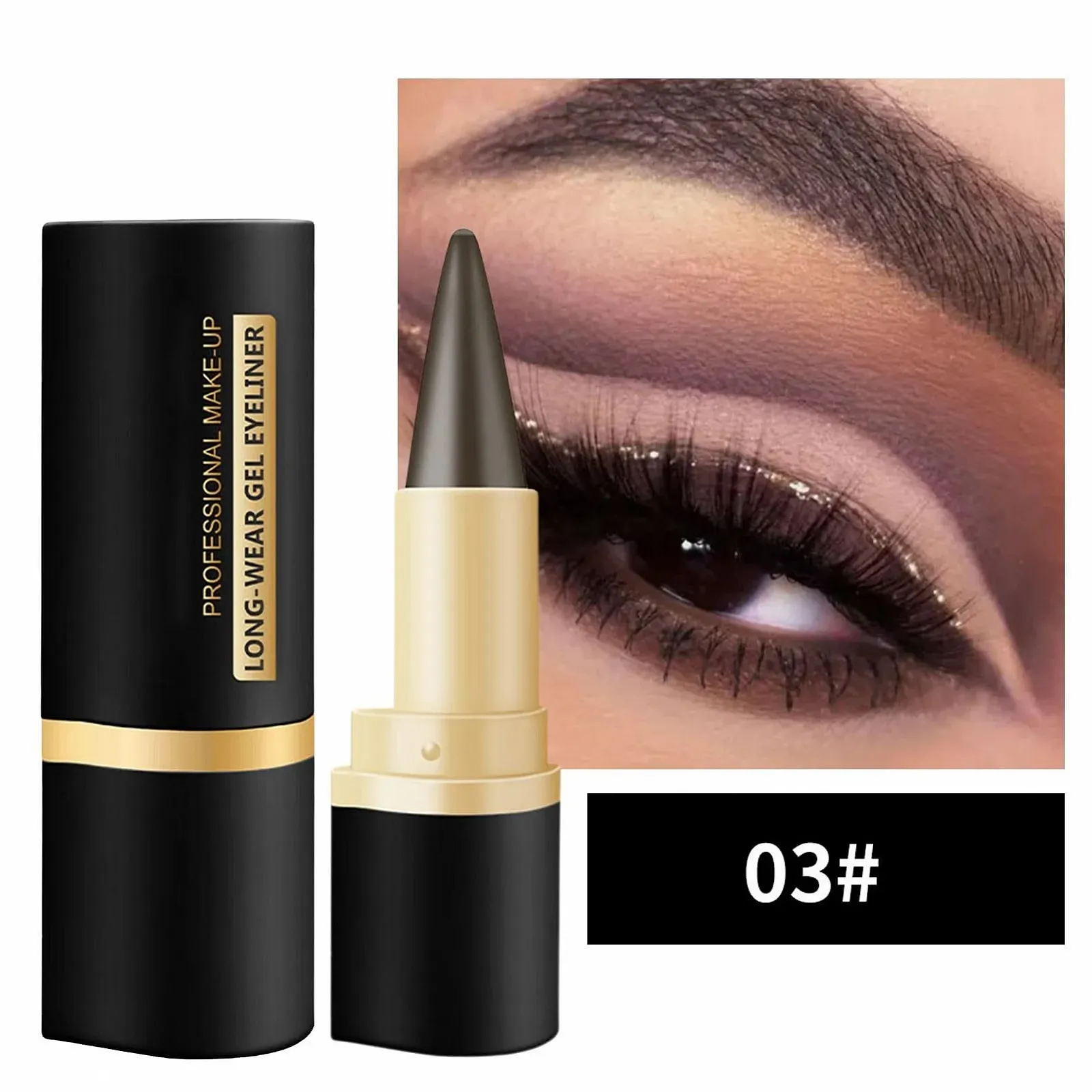 Гелевый Карандаш для Глаз Водостойкий, фото №2