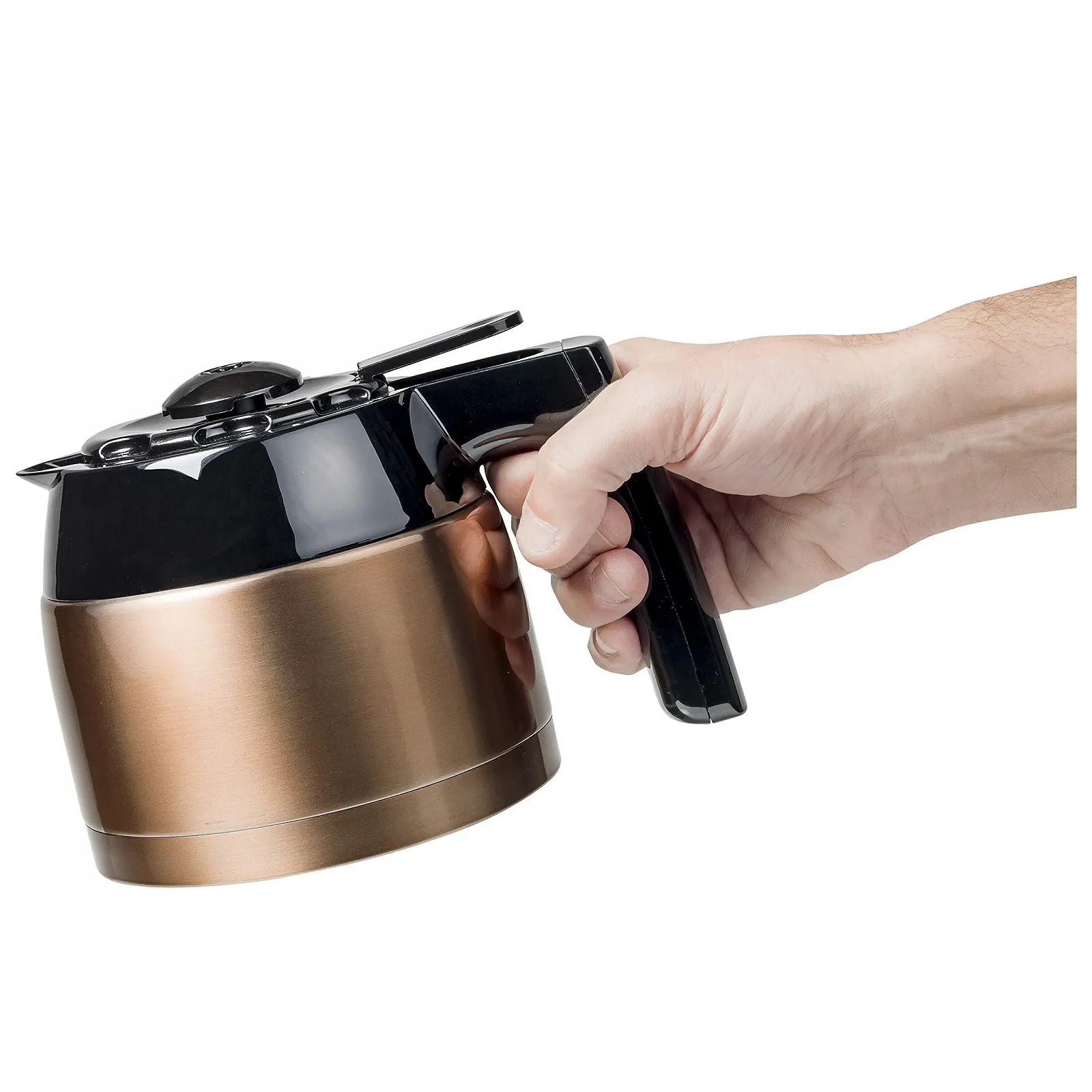 Капельная кофеварка Bestron ACM1000CO 8 чашек Термокувшин 1 L 900 W Медная, фото №5