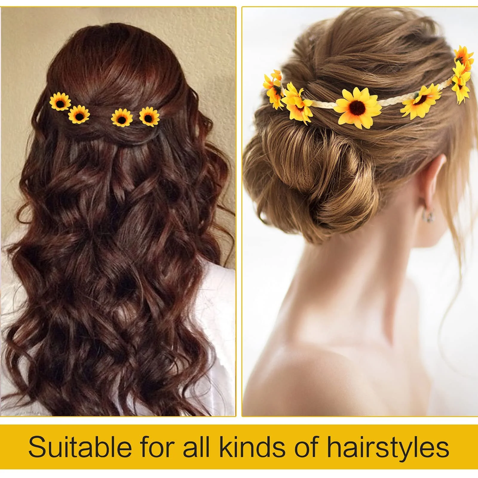 Венок с цветами Соняха, фото №3