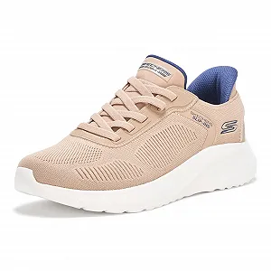 Кросівки Skechers Wide Fit Hands-Free Slip-ins Bobs Squad Chaos Solid Step - Фото 1