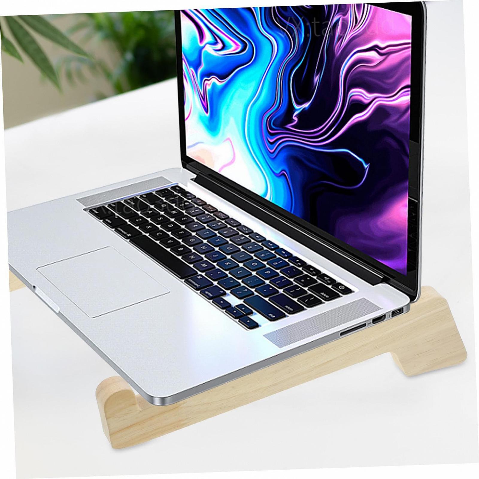 Подставка для ноутбука деревянная Tofficu, набор 2 шт, фото №6