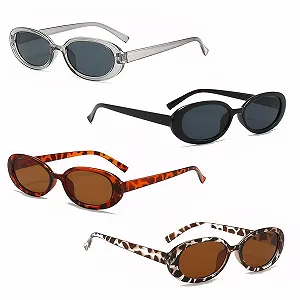 Сонцезахисні окуляри Жіночі DECUIOCC Вінтажні Celine Triomphe Вузькі овальні UV400 - Фото 1