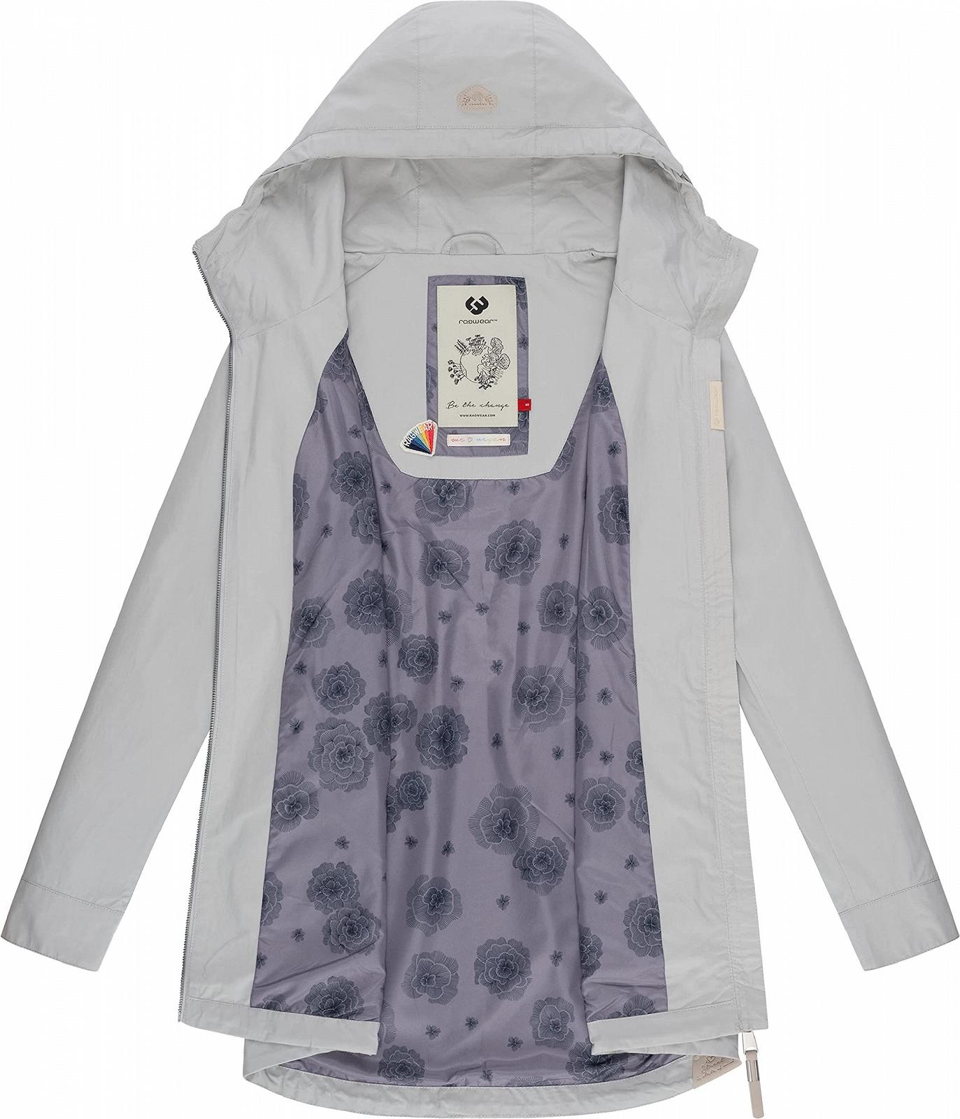 Переходная Куртка Ragwear Mondda Женская Легкая Куртка Длинная с Капюшоном, фото №5