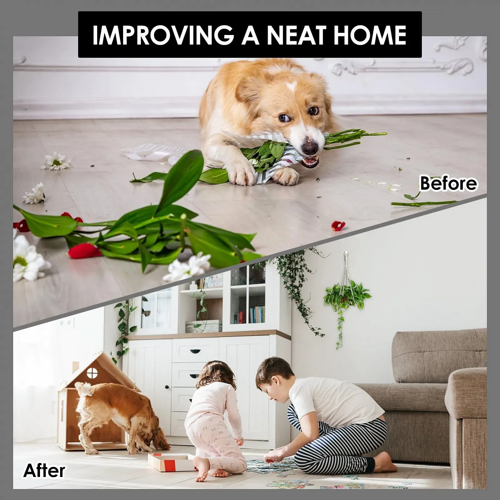 Подвесная корзина макраме 2 шт Boho Хлопковая веревка 55 см, фото №5