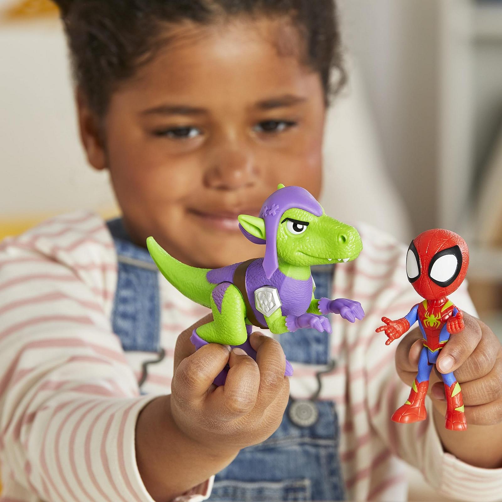 Набор фигурок Spidey и его Super Friends Dino Webs, Spidey и Goblin Raptor, фото №5