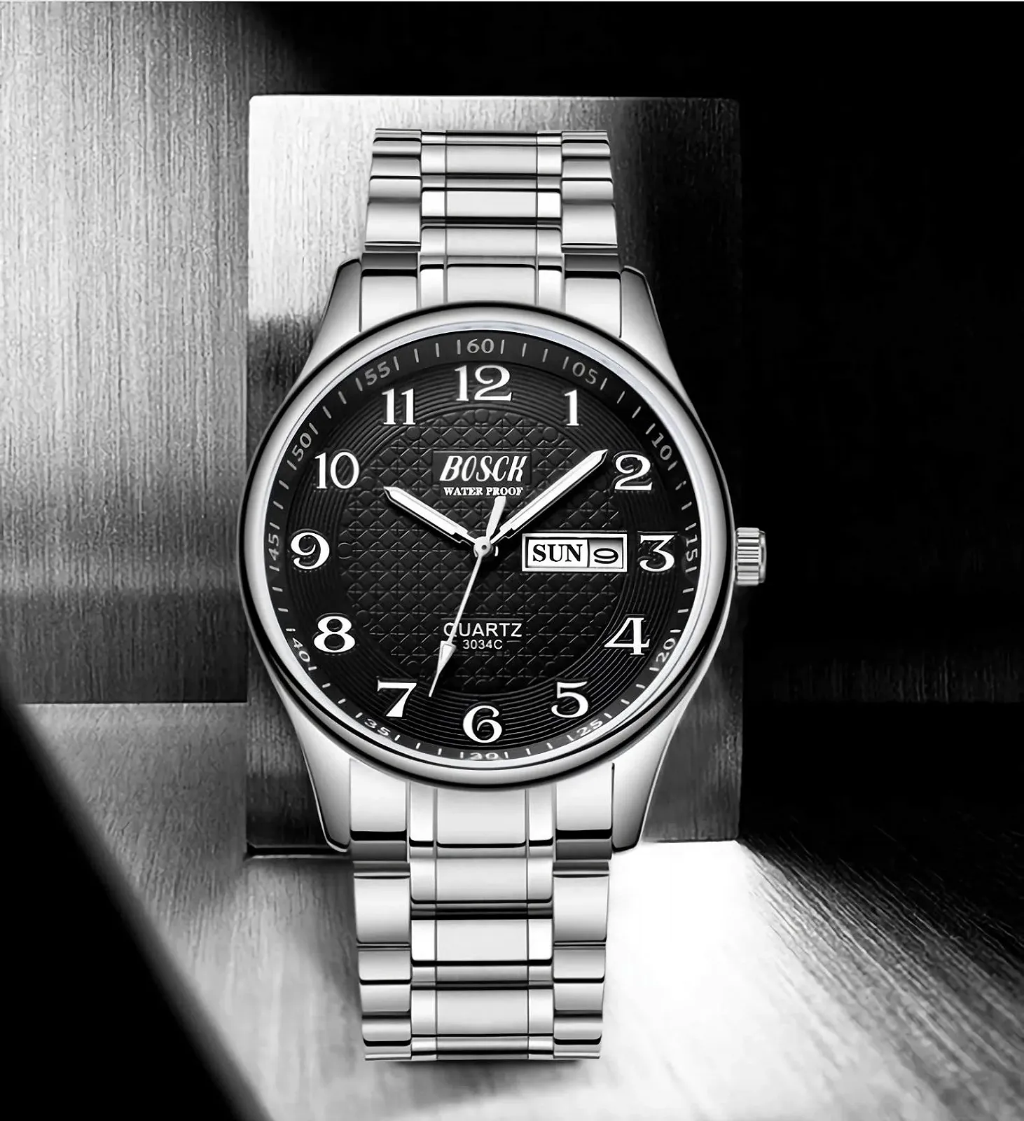 Чоловічий наручний годинник 40 мм, аналоговий, водонепроникний, фото №3 Чоловічий наручний годинник 40 мм, аналоговий, водонепроникний, фото №3