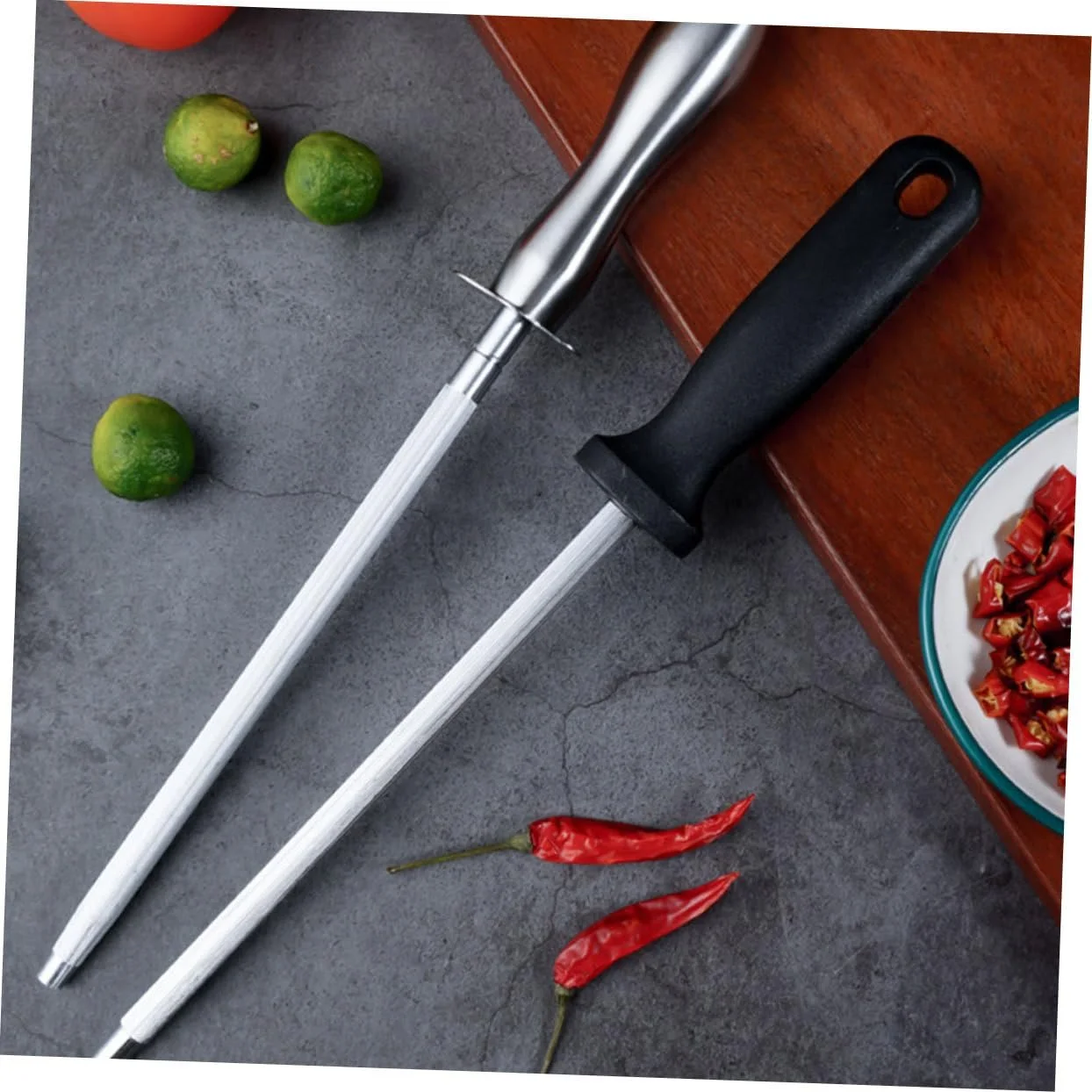 Мусат Cabilock сталевий з обробкою з вольфрамової сталі професійний, фото №8