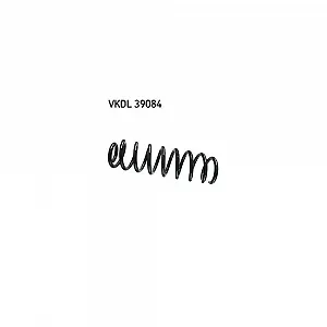 Пружина підвіски SKF VKDL 39084, передня вісь, для MERCEDES-BENZ - Фото 1