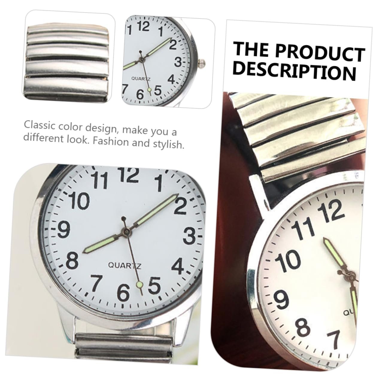 OATIPHO Кварцовий годинник для пар, 2 шт., фото №3